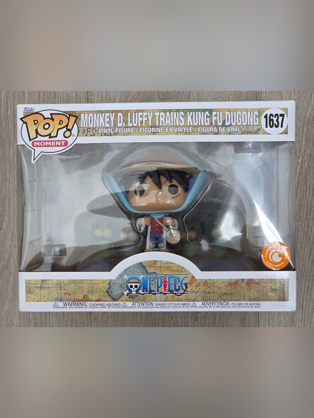 Funko Pop! One Piece Monkey D. Luffy Trains Kung Fu Dugong Crunchyroll Exclusive